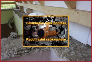 Ha salakbeton falakat bontasz, érdemes előre tervezni a radon szint mérését. A salakbeton falak bontása során fontos figyelni a radon szint csökkentésére.