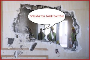 Salakbeton falak bontása esetén mindig tartsd szem előtt a radon szint csökkentését. A salakbeton falak bontása során végzett radon szint mérések biztonságot nyújtanak.